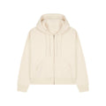 Felpa Con Cappuccio E Zip Donna Iconic Stella Ida natural / XS - personalizzabile con logo