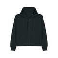 Felpa Con Cappuccio E Zip Donna Iconic Stella Ida nero / XS - personalizzabile con logo