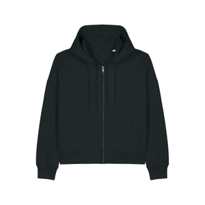 Felpa Con Cappuccio E Zip Donna Iconic Stella Ida nero / XS - personalizzabile con logo