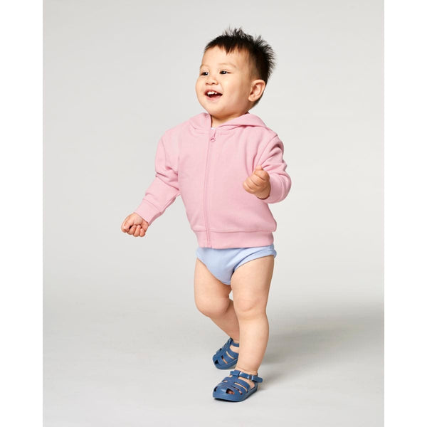 Felpa Con Cappuccio E Zip Neonato Baby Connector cotton pink / 6-12 m/68-80cm - personalizzabile con logo