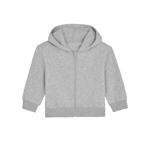 Felpa Con Cappuccio E Zip Neonato Baby Connector - personalizzabile con logo