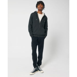 Felpa Con Cappuccio E Zip Unisex Con Fodera In Sherpa Hygger Sherpa grigio scuro / XXS - personalizzabile con logo
