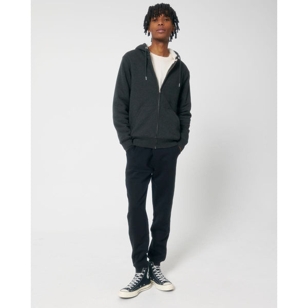 Felpa Con Cappuccio E Zip Unisex Con Fodera In Sherpa Hygger Sherpa grigio scuro / XXS - personalizzabile con logo