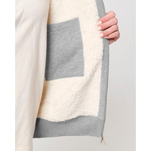 Felpa Con Cappuccio E Zip Unisex Con Fodera In Sherpa Hygger Sherpa - personalizzabile con logo