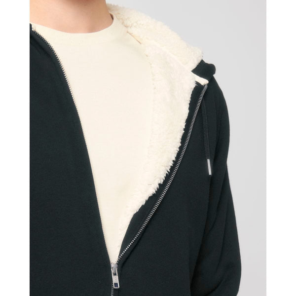 Felpa Con Cappuccio E Zip Unisex Con Fodera In Sherpa Hygger Sherpa - personalizzabile con logo