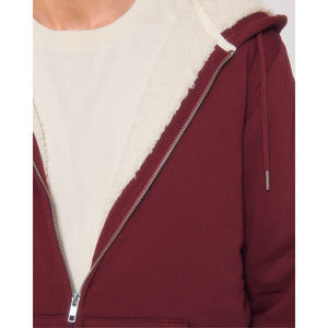 Felpa Con Cappuccio E Zip Unisex Con Fodera In Sherpa Hygger Sherpa - personalizzabile con logo