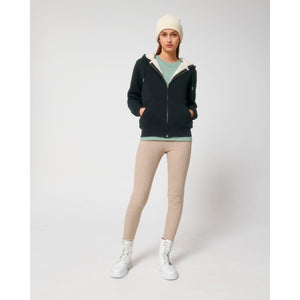 Felpa Con Cappuccio E Zip Unisex Con Fodera In Sherpa Hygger Sherpa - personalizzabile con logo