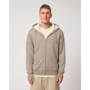 Felpa Con Cappuccio E Zip Unisex Con Fodera In Sherpa Hygger Sherpa - personalizzabile con logo