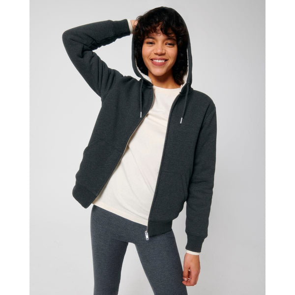 Felpa Con Cappuccio E Zip Unisex Con Fodera In Sherpa Hygger Sherpa - personalizzabile con logo