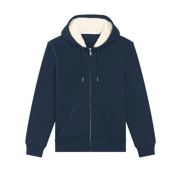 Felpa Con Cappuccio E Zip Unisex Con Fodera In Sherpa Hygger Sherpa - personalizzabile con logo