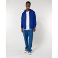 Felpa Con Cappuccio E Zip Unisex Iconic Cultivator 2.0 blu / XS - personalizzabile con logo