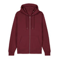Felpa Con Cappuccio E Zip Unisex Iconic Cultivator 2.0 bordeaux / XS - personalizzabile con logo