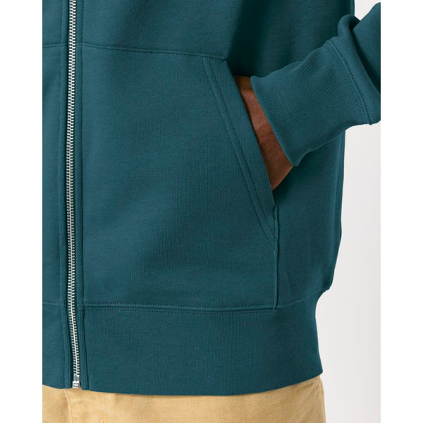 Felpa Con Cappuccio E Zip Unisex Iconic Cultivator 2.0 - personalizzabile con logo