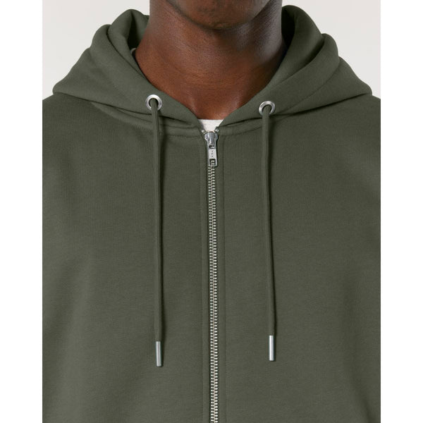 Felpa Con Cappuccio E Zip Unisex Iconic Cultivator 2.0 - personalizzabile con logo