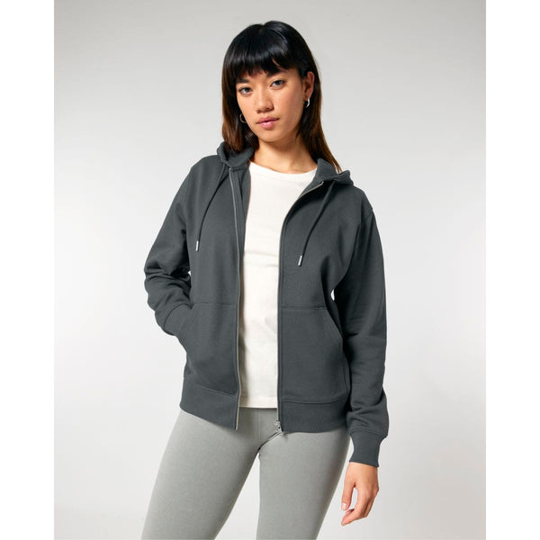 Felpa Con Cappuccio E Zip Unisex Iconic Cultivator 2.0 - personalizzabile con logo