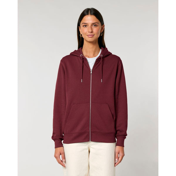 Felpa Con Cappuccio E Zip Unisex Iconic Cultivator 2.0 - personalizzabile con logo