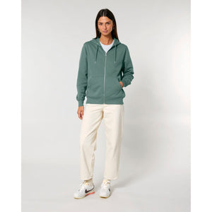 Felpa Con Cappuccio E Zip Unisex Iconic Cultivator 2.0 - personalizzabile con logo