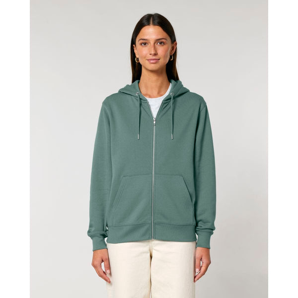 Felpa Con Cappuccio E Zip Unisex Iconic Cultivator 2.0 - personalizzabile con logo