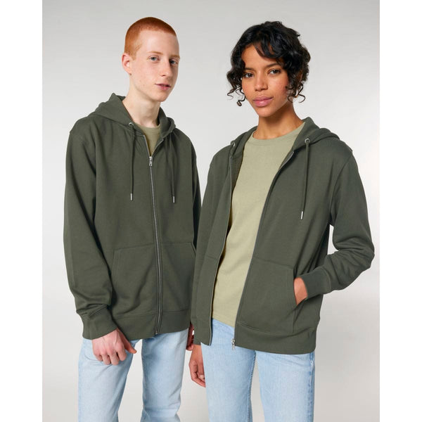 Felpa Con Cappuccio E Zip Unisex Iconic Cultivator 2.0 - personalizzabile con logo