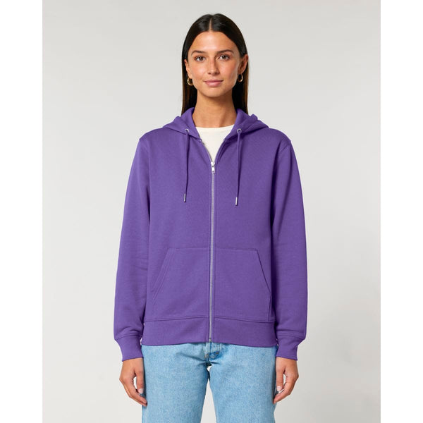 Felpa Con Cappuccio E Zip Unisex Iconic Cultivator 2.0 - personalizzabile con logo
