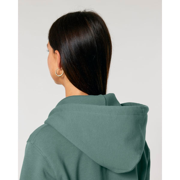 Felpa Con Cappuccio E Zip Unisex Iconic Cultivator 2.0 - personalizzabile con logo