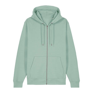 Felpa Con Cappuccio E Zip Unisex Iconic Cultivator 2.0 verde / XS - personalizzabile con logo
