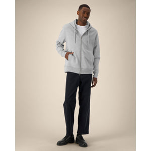 Felpa Con Cappuccio E Zip Unisex In Cotone Tencel™ Modal Astor grigio / XXS - personalizzabile con logo
