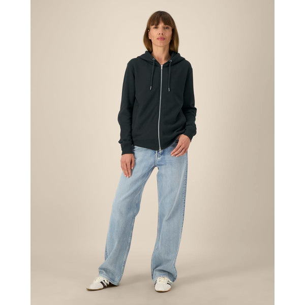 Felpa Con Cappuccio E Zip Unisex In Cotone Tencel™ Modal Astor - personalizzabile con logo