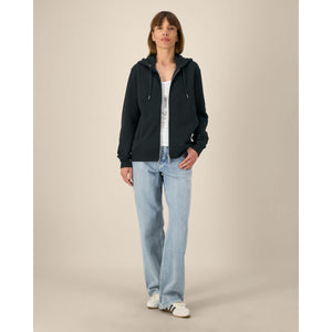 Felpa Con Cappuccio E Zip Unisex In Cotone Tencel™ Modal Astor - personalizzabile con logo