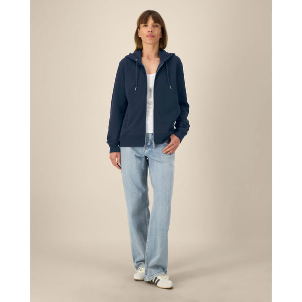 Felpa Con Cappuccio E Zip Unisex In Cotone Tencel™ Modal Astor - personalizzabile con logo