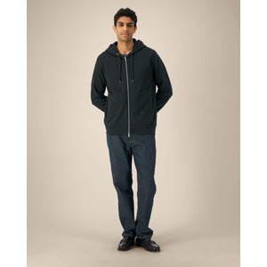 Felpa Con Cappuccio E Zip Unisex In Cotone Tencel™ Modal Astor nero / XXS - personalizzabile con logo