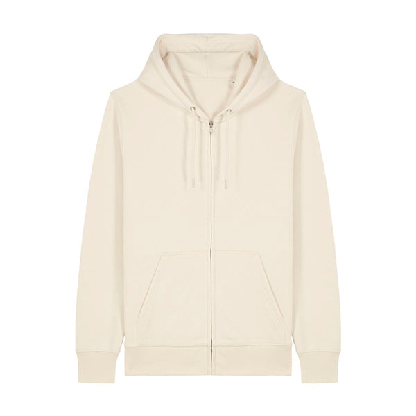 Felpa Con Cappuccio E Zip Unisex In French Terry Connector 2.0 - personalizzabile con logo