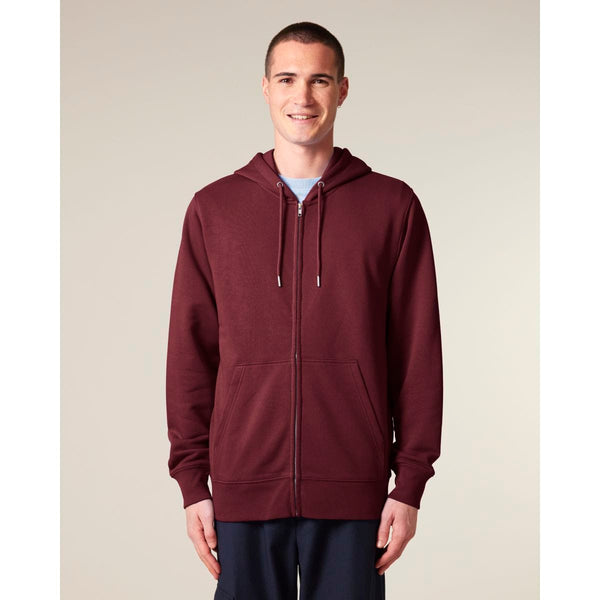 Felpa Con Cappuccio E Zip Unisex In French Terry Connector 2.0 - personalizzabile con logo