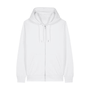 Felpa Con Cappuccio E Zip Unisex In French Terry Connector 2.0 - personalizzabile con logo