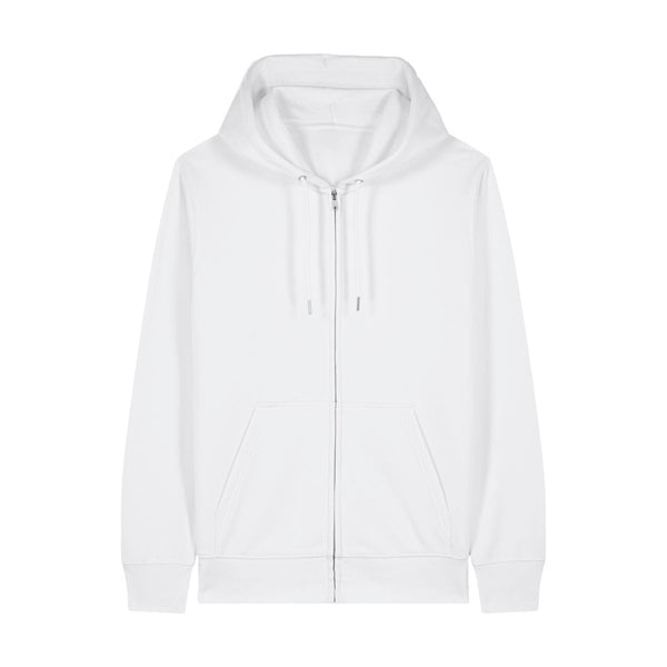 Felpa Con Cappuccio E Zip Unisex In French Terry Connector 2.0 - personalizzabile con logo