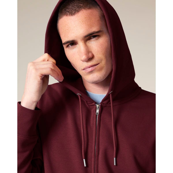 Felpa Con Cappuccio E Zip Unisex In French Terry Connector 2.0 - personalizzabile con logo
