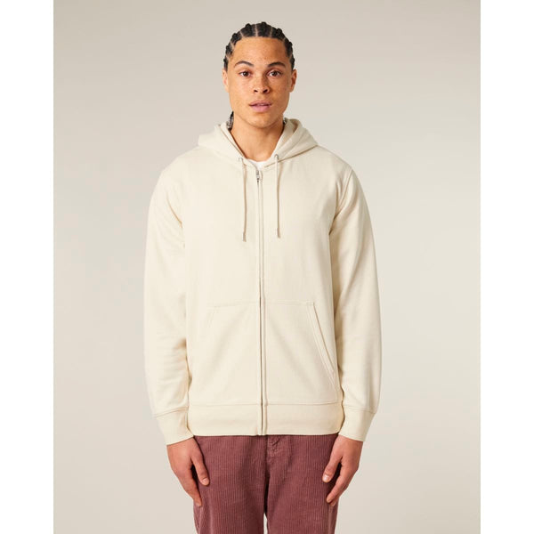 Felpa Con Cappuccio E Zip Unisex In French Terry Connector 2.0 - personalizzabile con logo