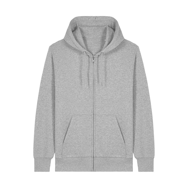 Felpa Con Cappuccio E Zip Unisex In French Terry Connector 2.0 - personalizzabile con logo