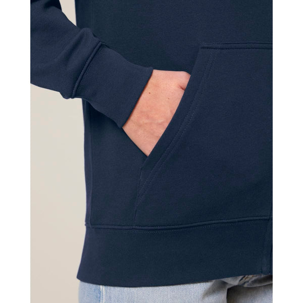 Felpa Con Cappuccio E Zip Unisex In French Terry Connector 2.0 - personalizzabile con logo