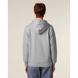 Felpa Con Cappuccio E Zip Unisex In French Terry Connector 2.0 - personalizzabile con logo