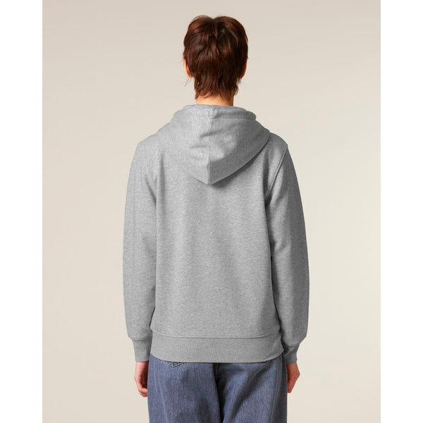 Felpa Con Cappuccio E Zip Unisex In French Terry Connector 2.0 - personalizzabile con logo