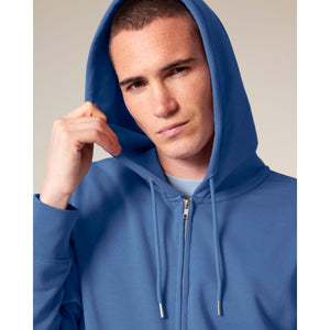 Felpa Con Cappuccio E Zip Unisex In French Terry Connector 2.0 - personalizzabile con logo