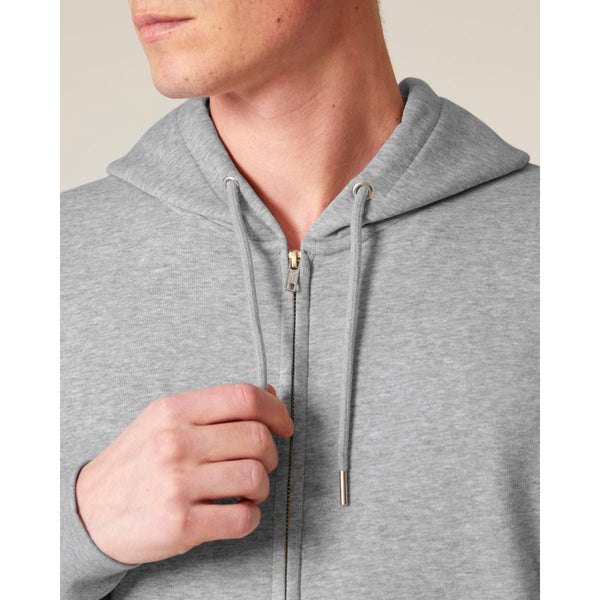 Felpa Con Cappuccio E Zip Unisex In French Terry Connector 2.0 - personalizzabile con logo