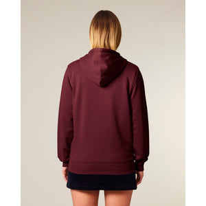Felpa Con Cappuccio E Zip Unisex In French Terry Connector 2.0 - personalizzabile con logo