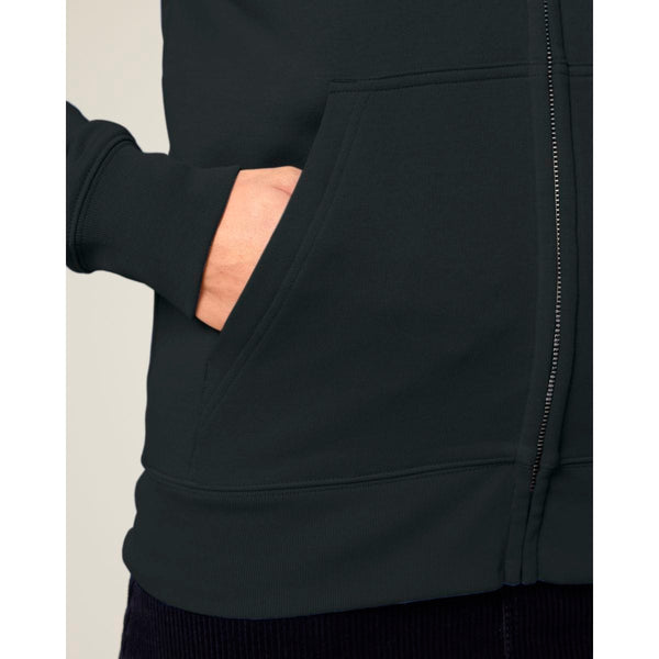 Felpa Con Cappuccio E Zip Unisex In French Terry Connector 2.0 - personalizzabile con logo