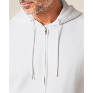 Felpa Con Cappuccio E Zip Unisex In French Terry Connector 2.0 - personalizzabile con logo
