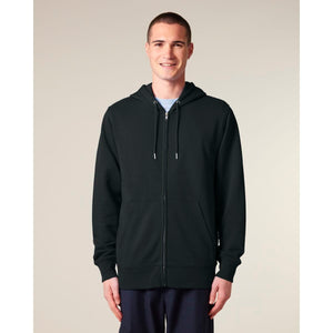 Felpa Con Cappuccio E Zip Unisex In French Terry Connector 2.0 - personalizzabile con logo