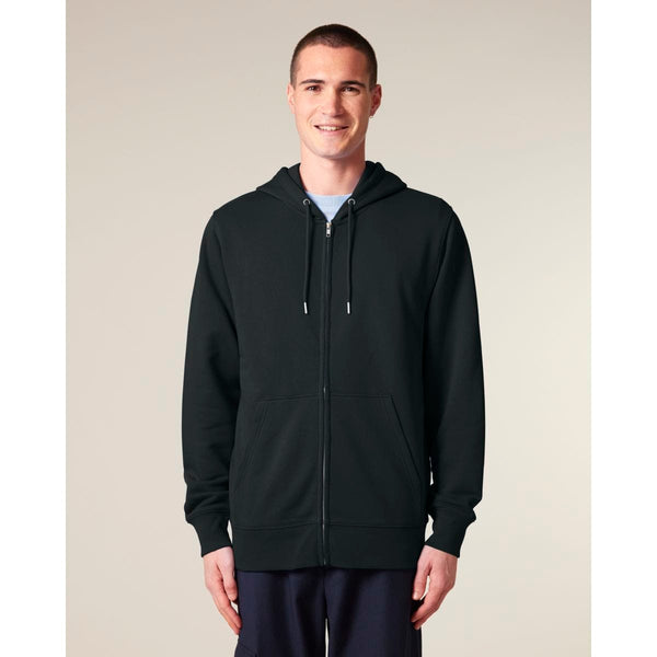 Felpa Con Cappuccio E Zip Unisex In French Terry Connector 2.0 - personalizzabile con logo