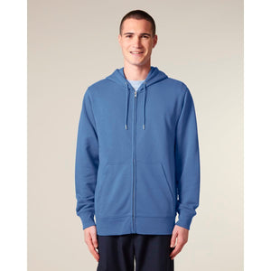 Felpa Con Cappuccio E Zip Unisex In French Terry Connector 2.0 - personalizzabile con logo