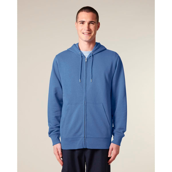 Felpa Con Cappuccio E Zip Unisex In French Terry Connector 2.0 - personalizzabile con logo